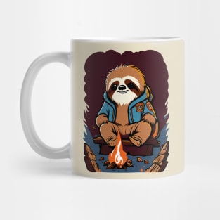 Campfire Sloth Mug